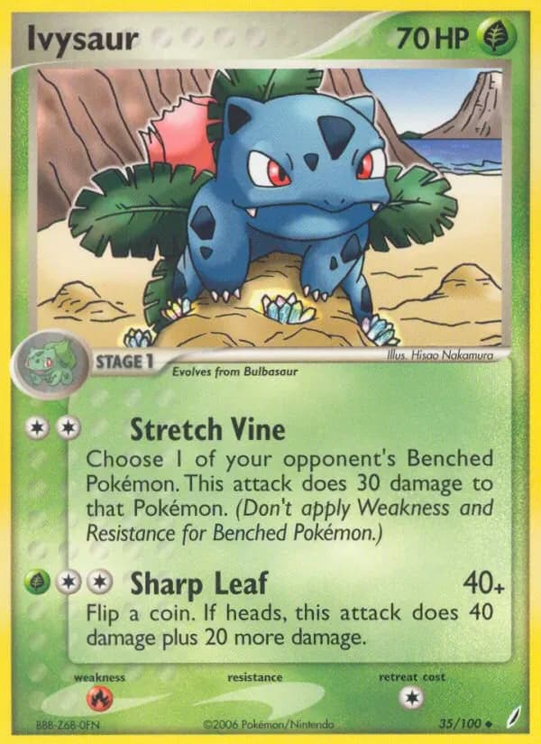 Ivysaur 35/100 from EX Crystal Guardians