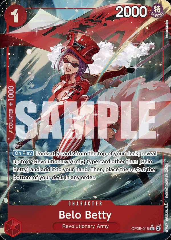 Belo Betty OP05-015 Official alternate printing 4