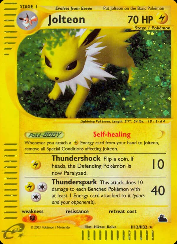 Jolteon H12/144 from Skyridge