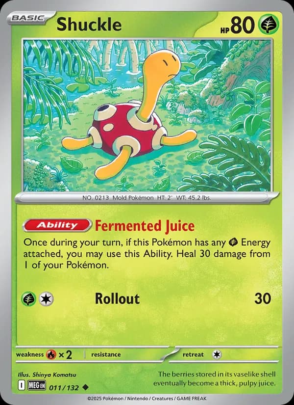Shuckle 011/132 from Mega Evolution