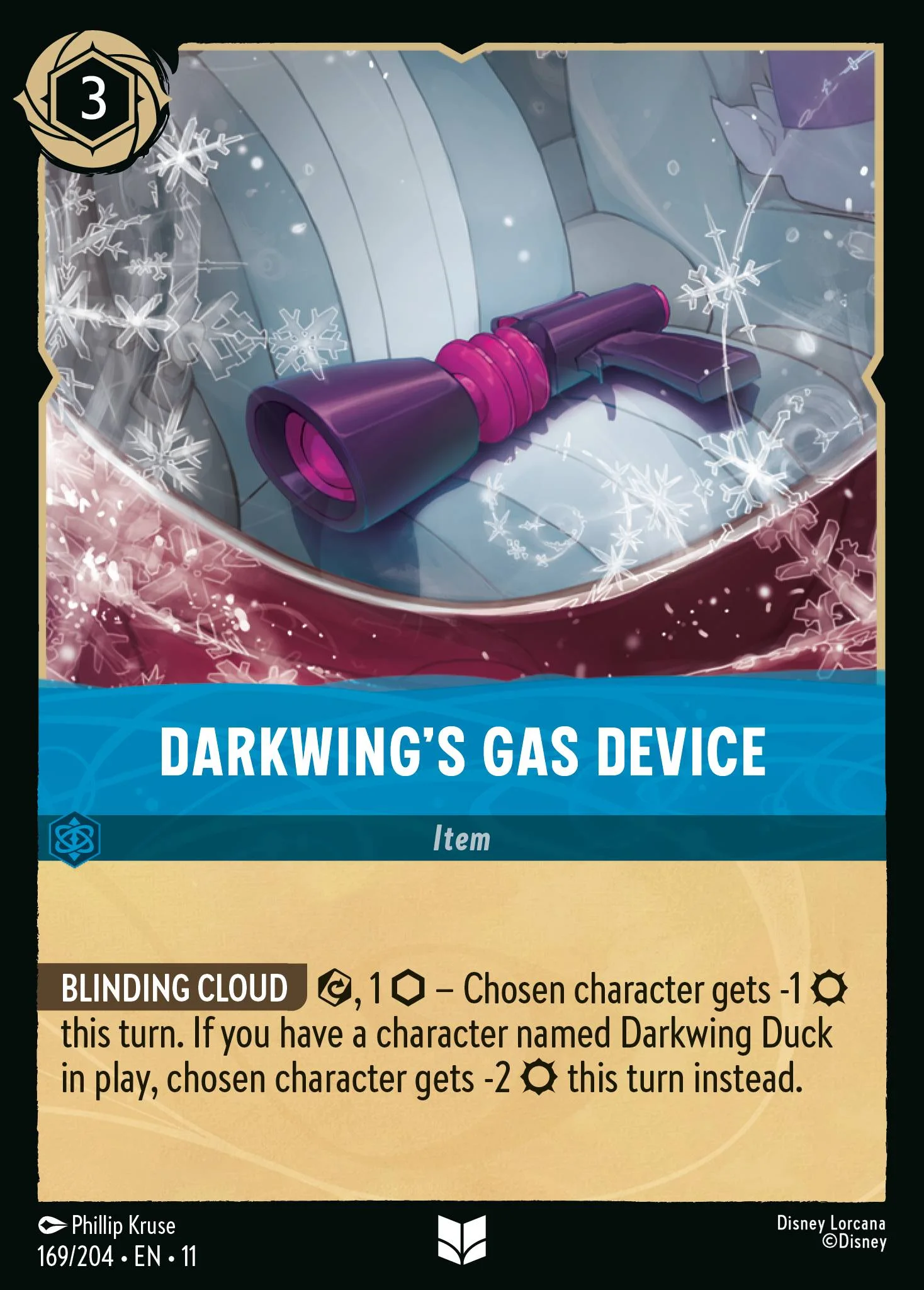 Darkwing's Gas Device 169/204 from Winterspell