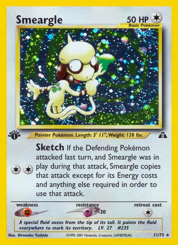 Smeargle 11/75 from Neo Discovery