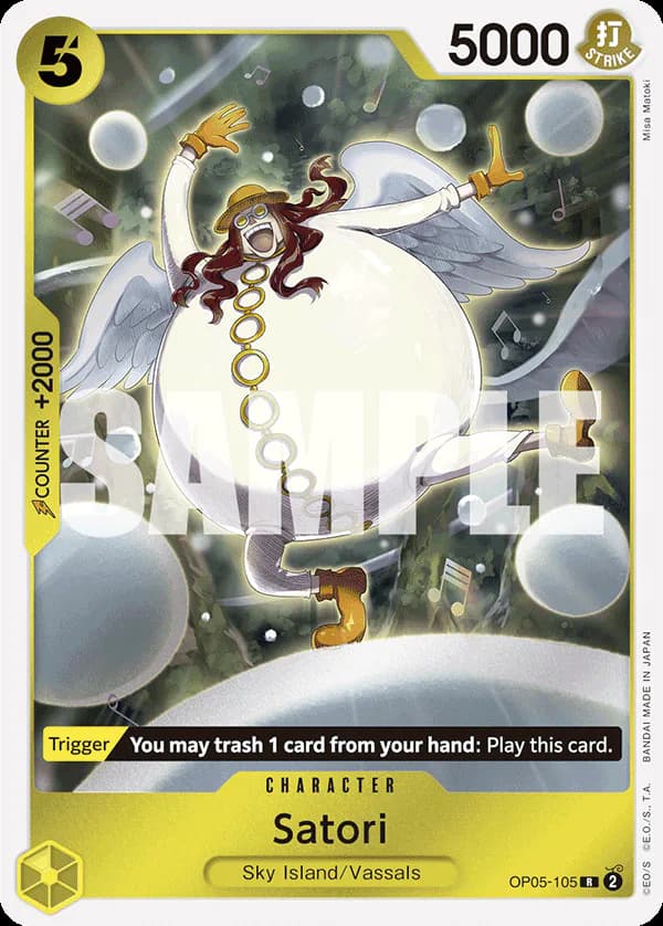 Satori OP05-105 Official alternate printing r1