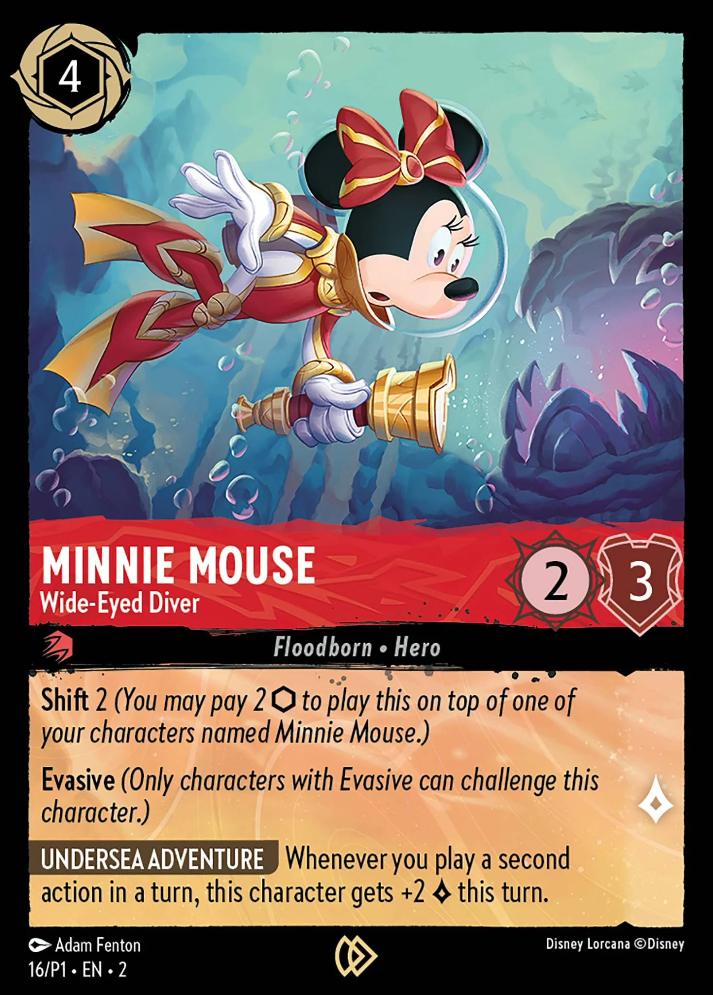 Minnie Mouse - Wide-Eyed Diver 16/P1 from Rise of the Floodborn