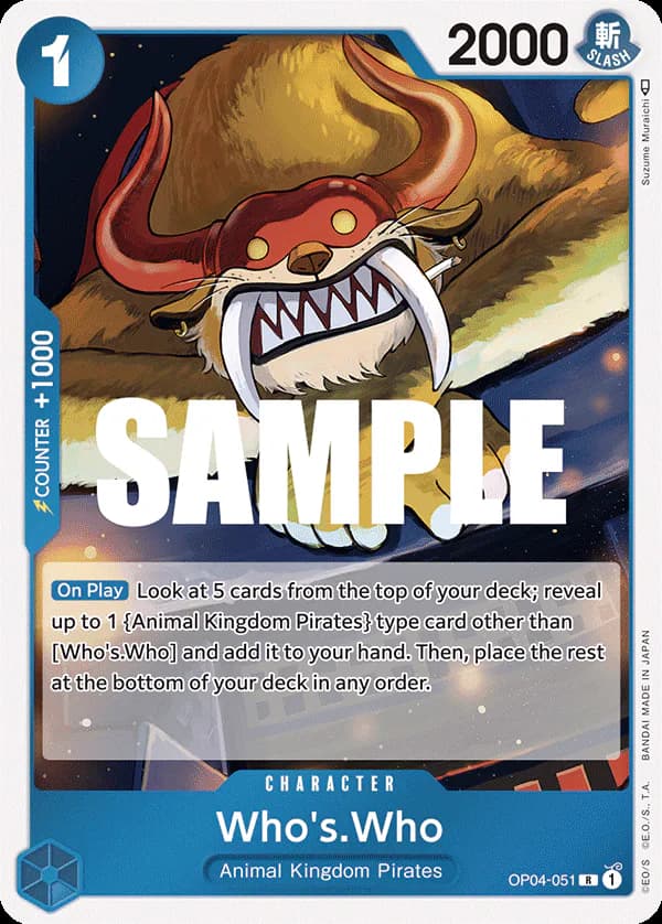 Who's.Who OP04-051 Standard printing