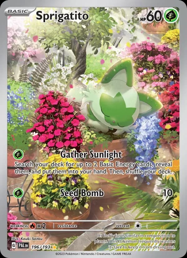 Sprigatito 196/193 from Paldea Evolved