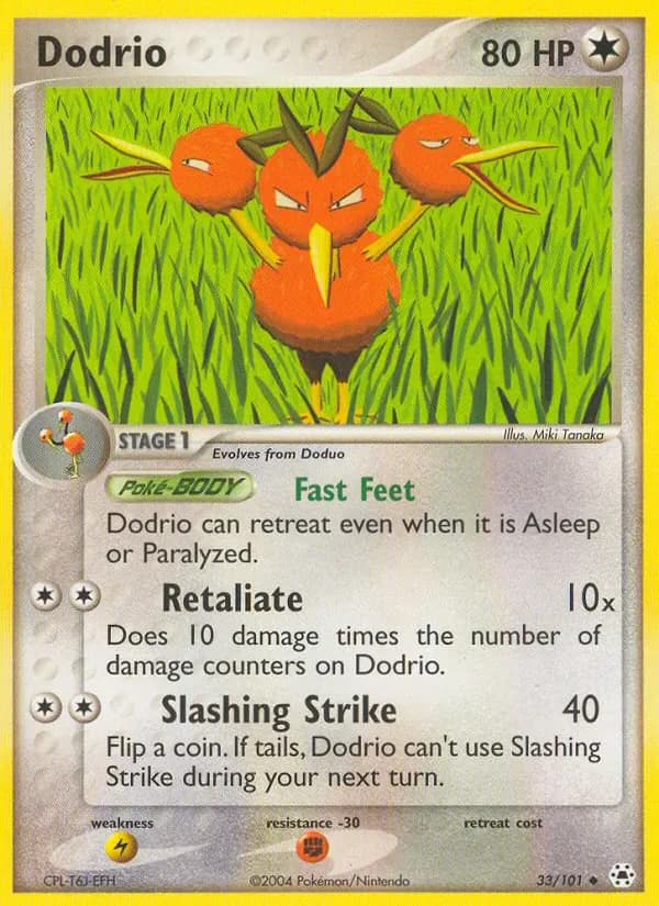 Dodrio 33/101 from EX Hidden Legends