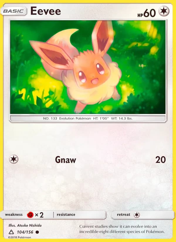 Eevee 104/156 from Ultra Prism