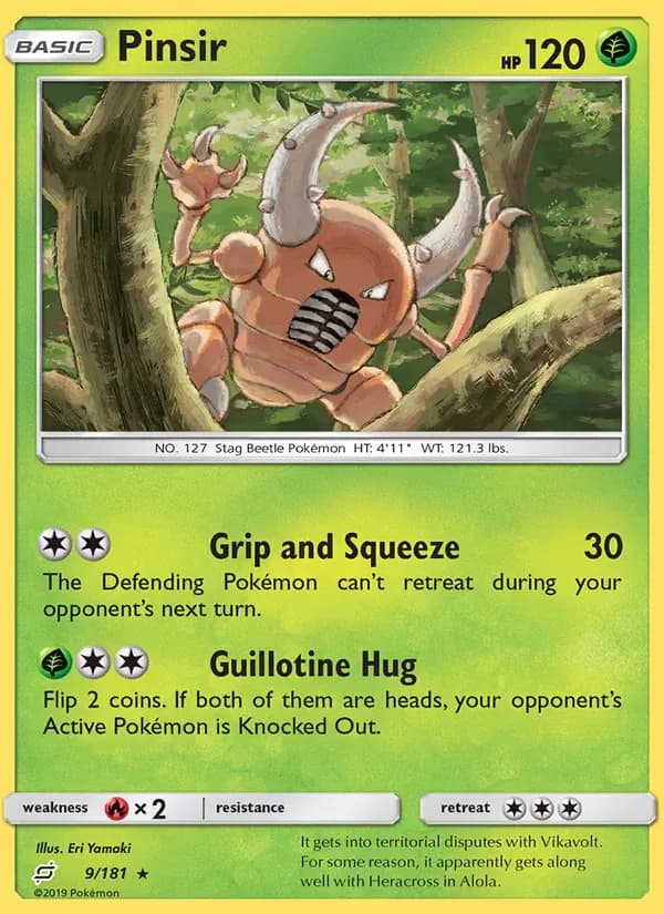 Pinsir 9/181 from Team Up