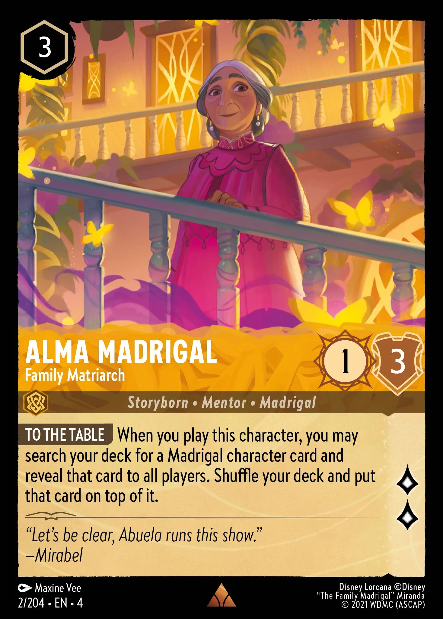 Alma Madrigal - Family Matriarch 2/204 from Ursula's Return