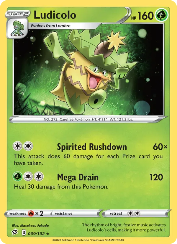 Ludicolo 9/192 from Rebel Clash