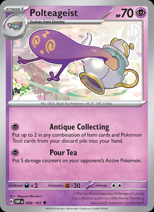 Polteageist 098/197 from Obsidian Flames