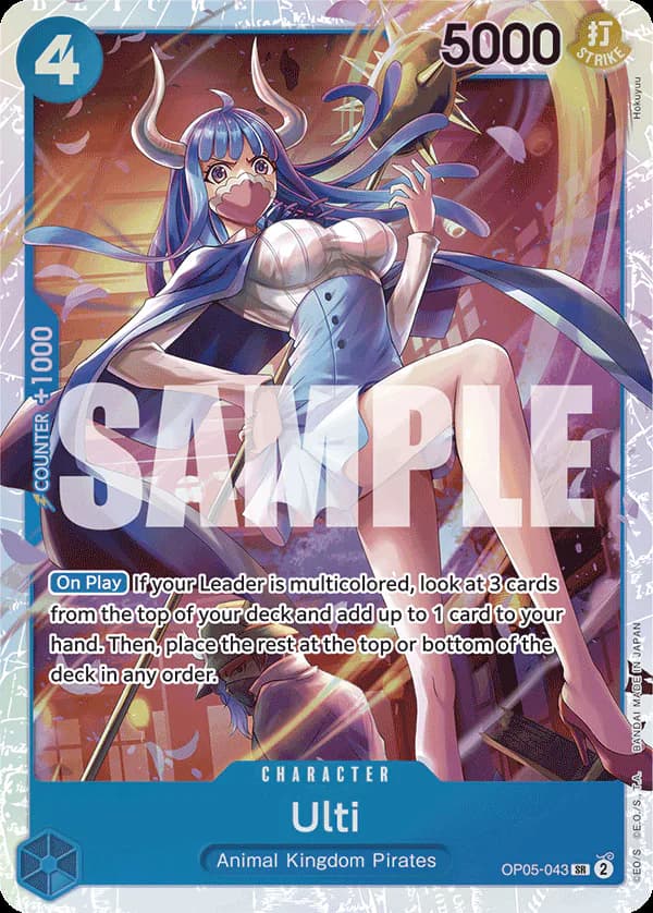 Ulti OP05-043 Official alternate printing r1