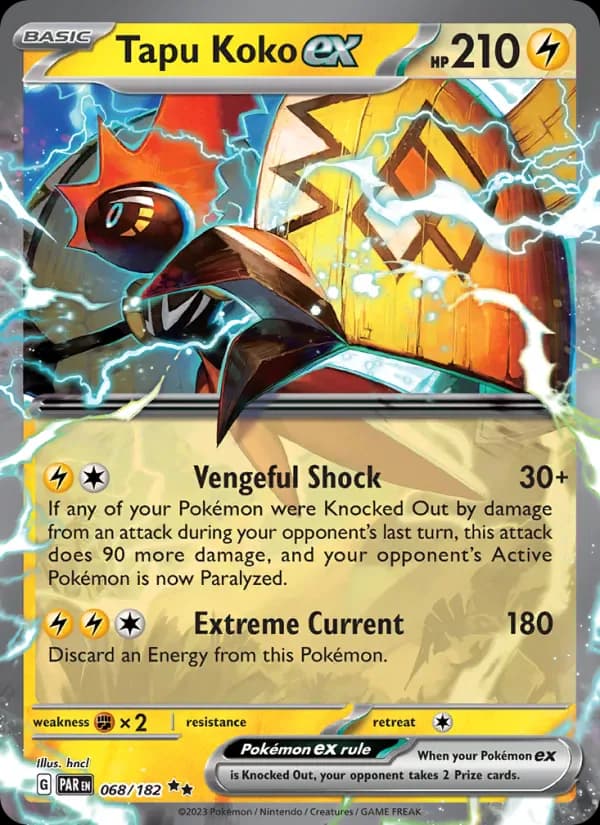 Tapu Koko ex 068/182 from Paradox Rift