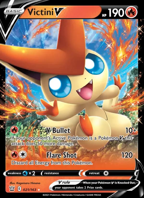 Victini V 21/163 from Battle Styles