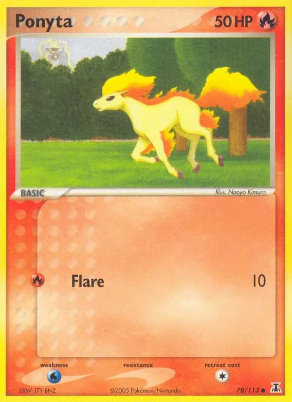 Ponyta 78/113 from EX Delta Species