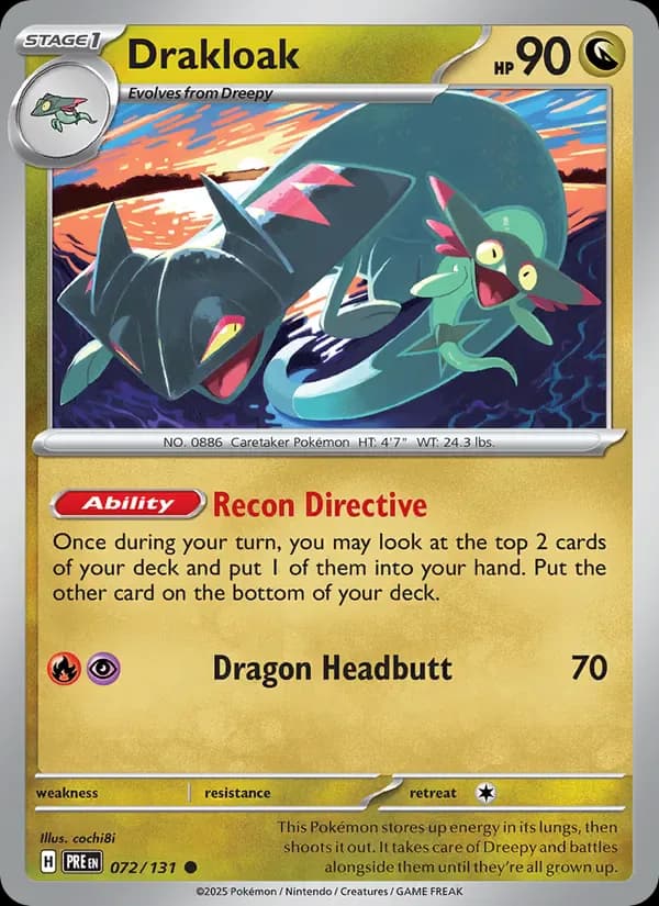 Drakloak 072/131 from Prismatic Evolutions