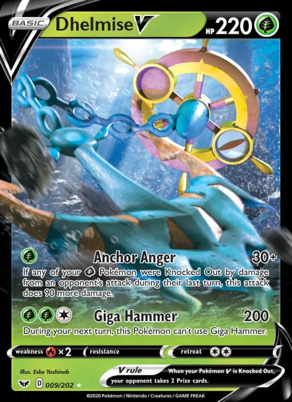 Dhelmise V 9/202 from Sword & Shield