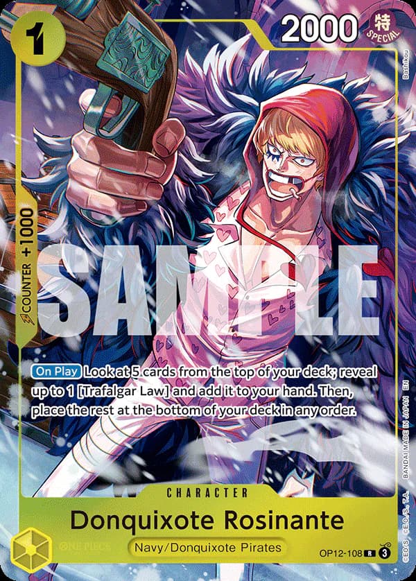 Donquixote Rosinante OP12-108 Official alternate printing 3