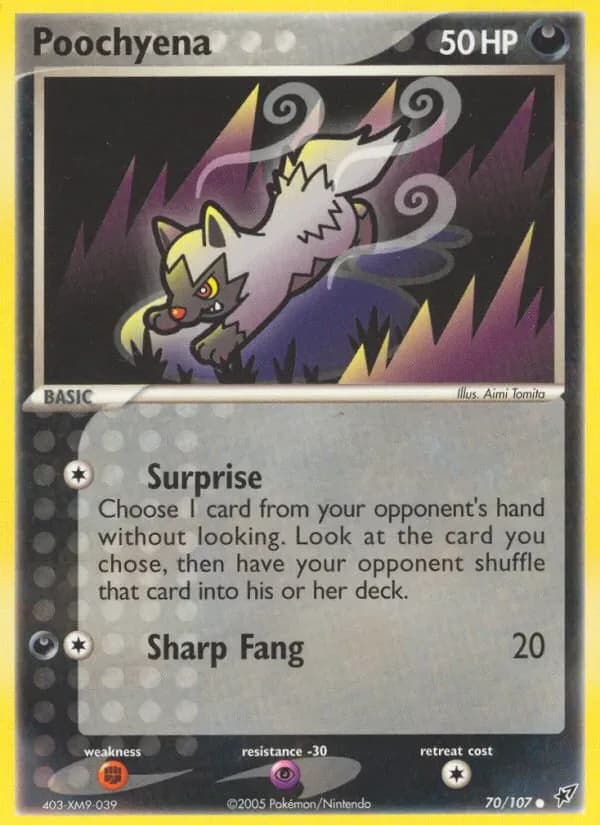 Poochyena 70/107 from EX Deoxys