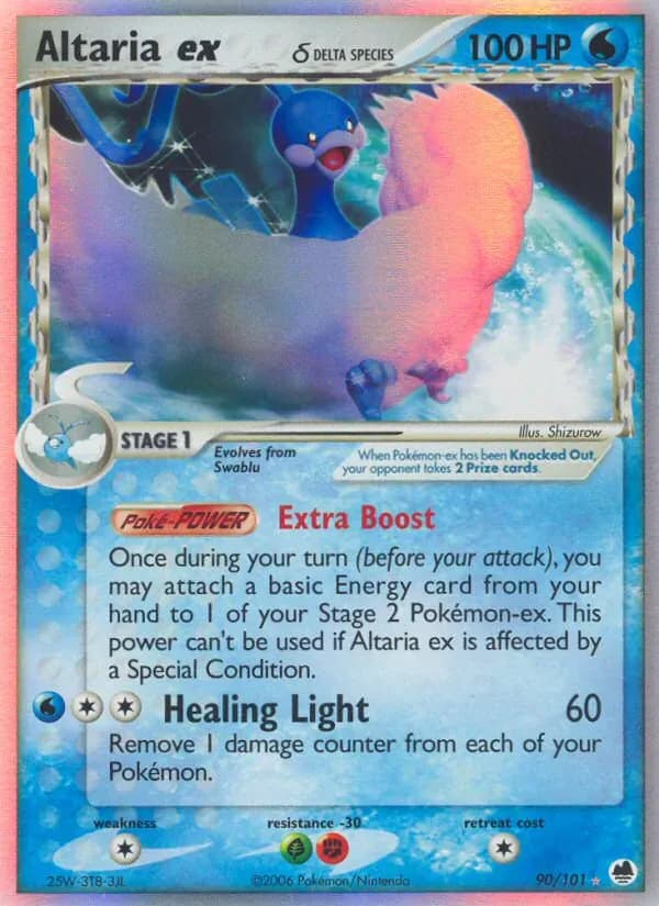 Altaria ex δ 90/101 from EX Dragon Frontiers