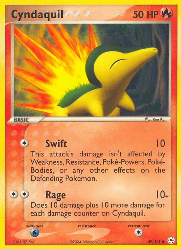 Cyndaquil 59/101 from EX Hidden Legends