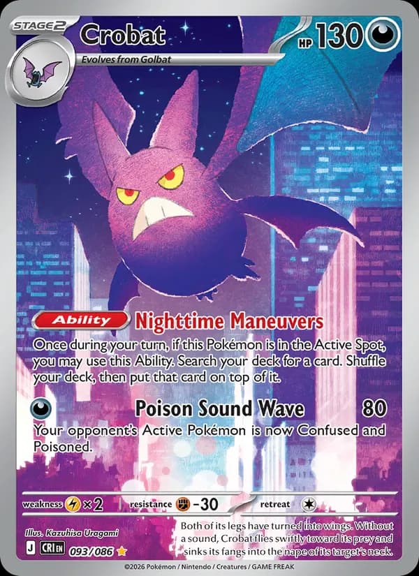 Crobat 093/86 from Chaos Rising