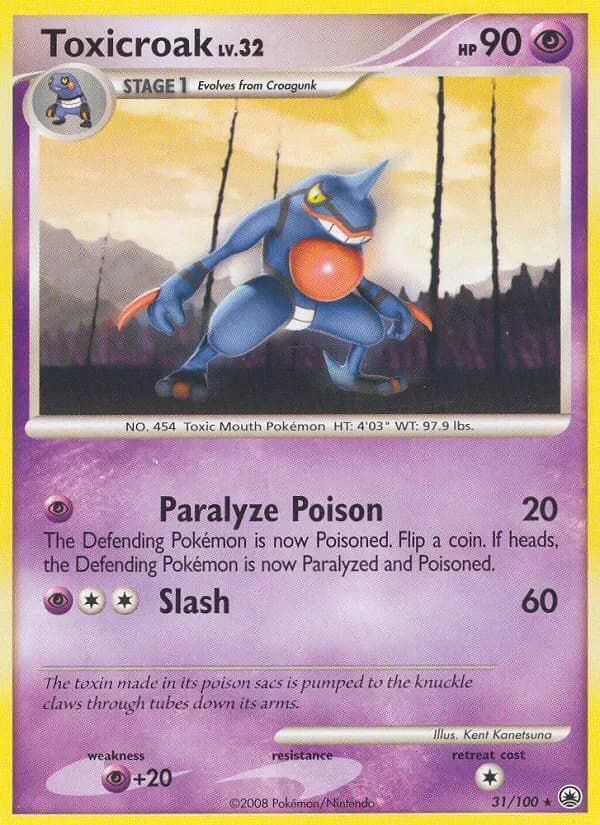 Toxicroak 31/100 from Majestic Dawn