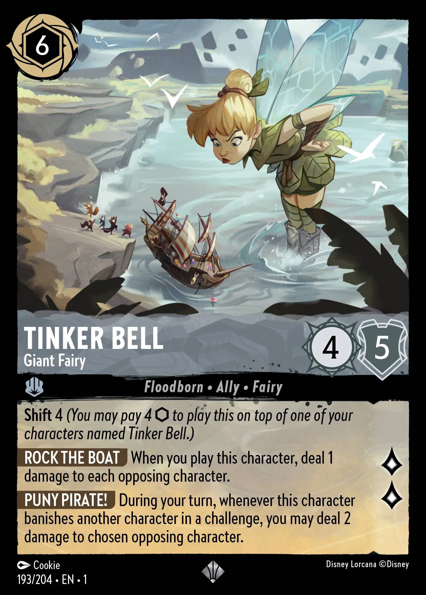 Tinker Bell - Giant Fairy 193/204 from The First Chapter