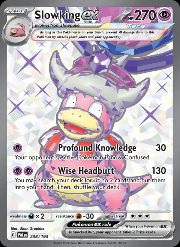 Slowking ex 238/193 from Paldea Evolved