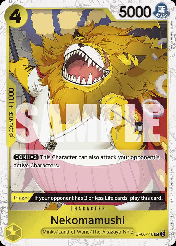 Nekomamushi OP06-110 Official alternate printing 3