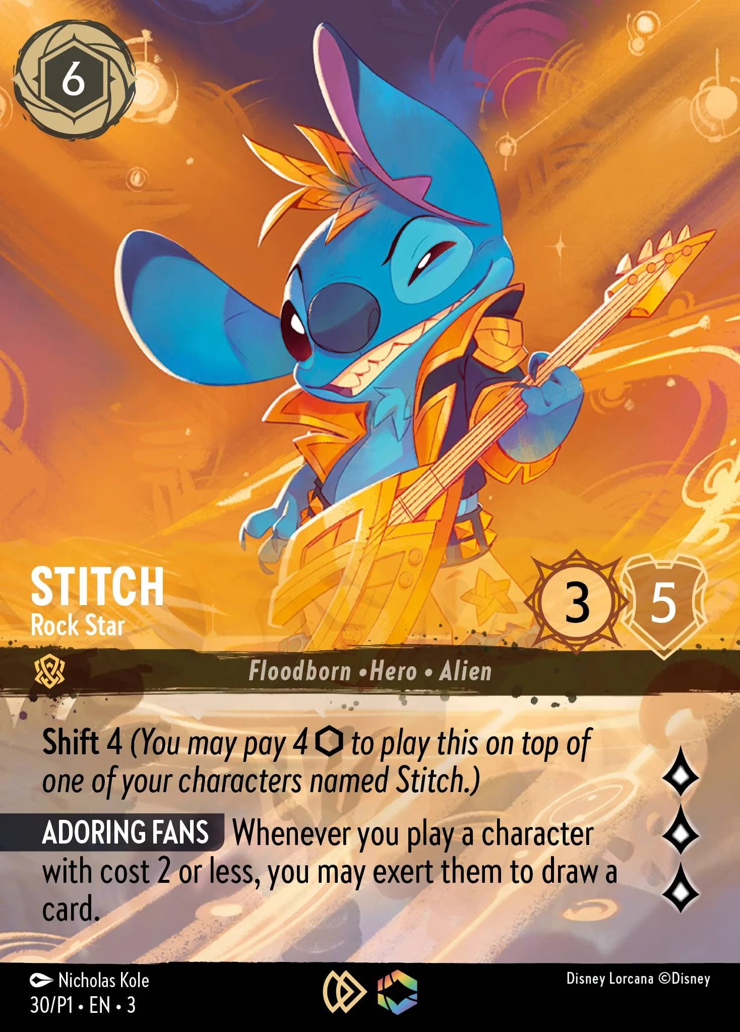 Stitch - Rock Star 30/P1 from Into the Inklands