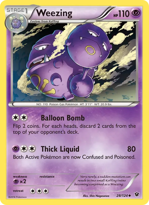 Weezing 28/124 from Fates Collide