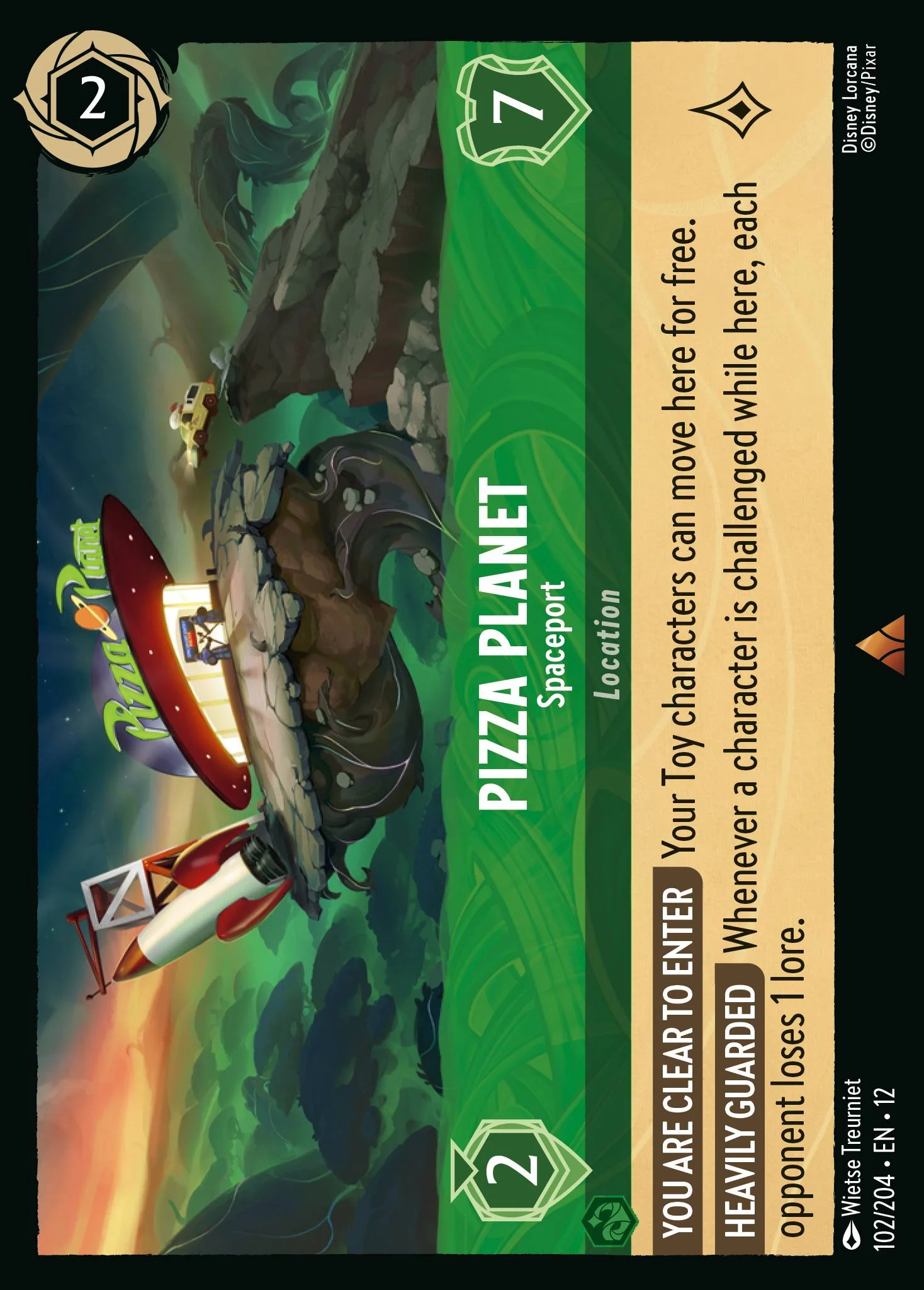 Pizza Planet - Spaceport 102/204 from Wilds Unknown