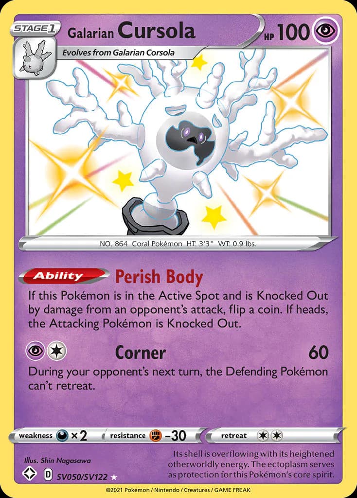 Galarian Cursola SV050/SV122 from Shining Fates