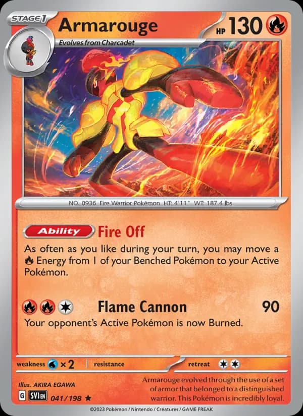 Armarouge 041/198 from Scarlet & Violet Base Set