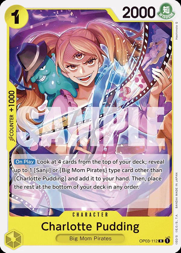 Charlotte Pudding OP03-112 Official alternate printing r1