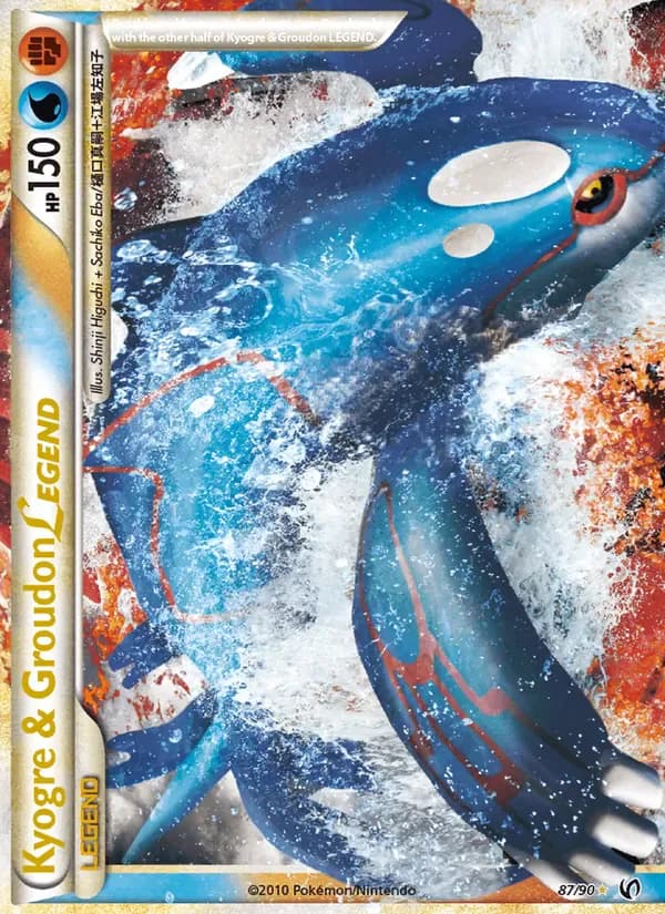 Kyogre & Groudon LEGEND 87/90 from Undaunted