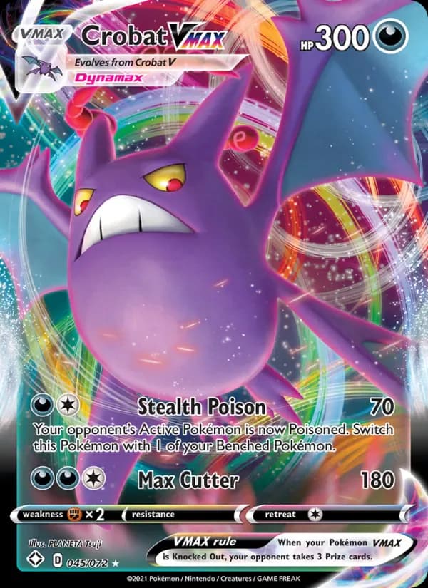 Crobat VMAX 45/72 from Shining Fates