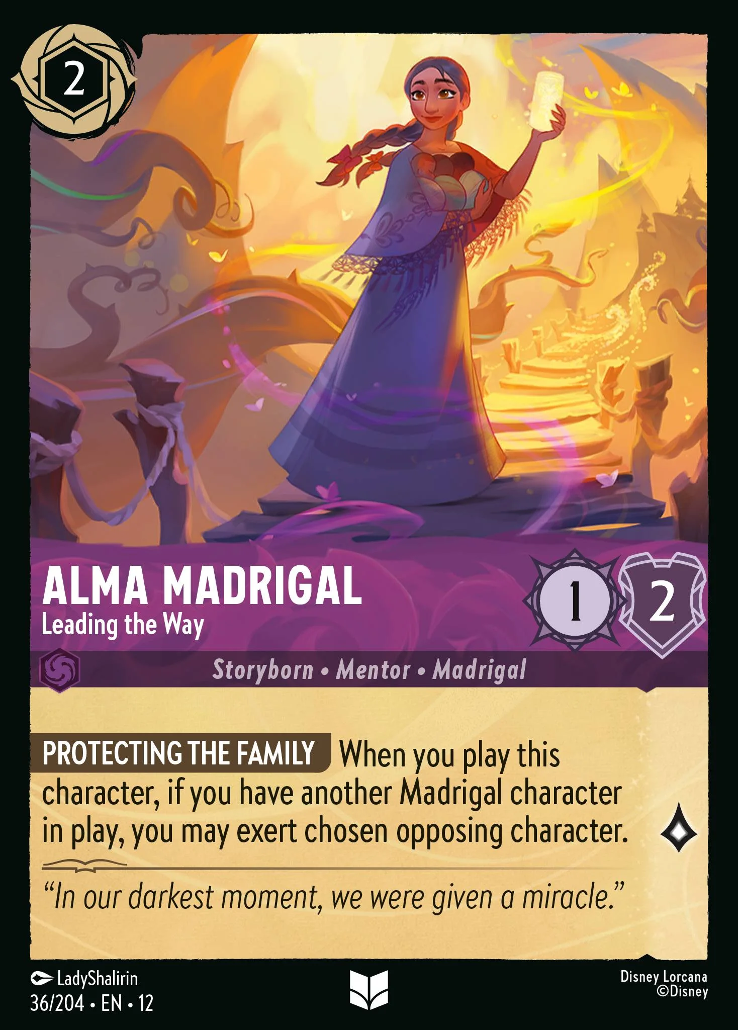 Alma Madrigal - Leading the Way 36/204 from Wilds Unknown