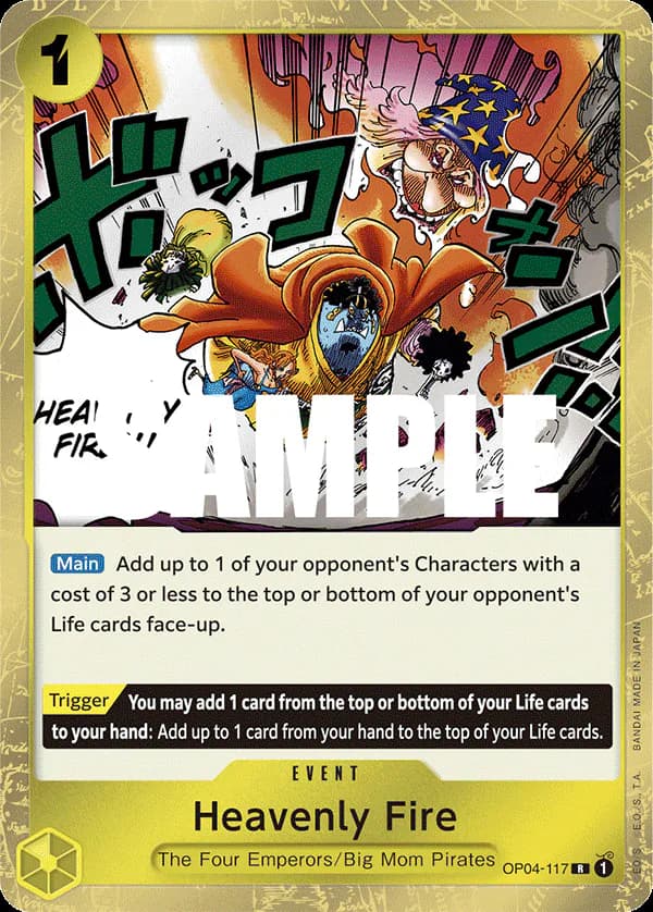 Heavenly Fire OP04-117 Standard printing