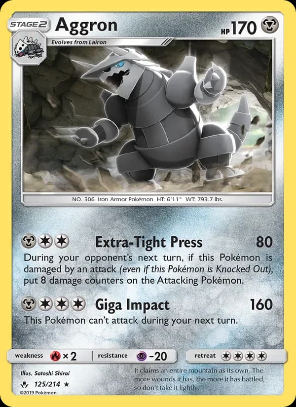 Aggron 125/214 from Unbroken Bonds