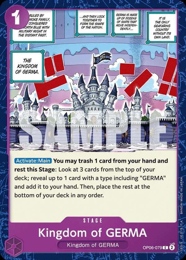 Kingdom of GERMA OP06-079 Standard printing