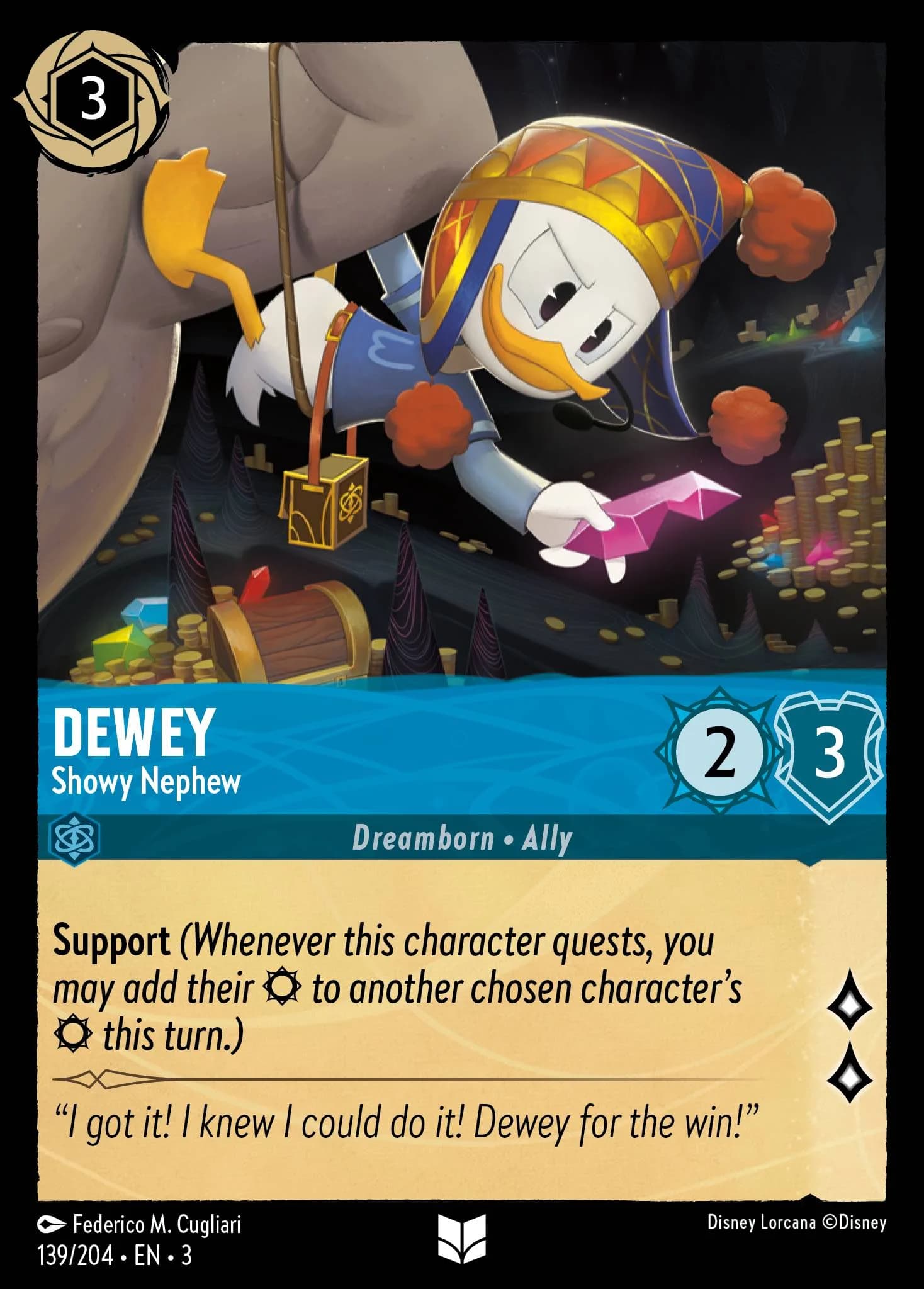 Dewey - Showy Nephew 139/204 from Into the Inklands