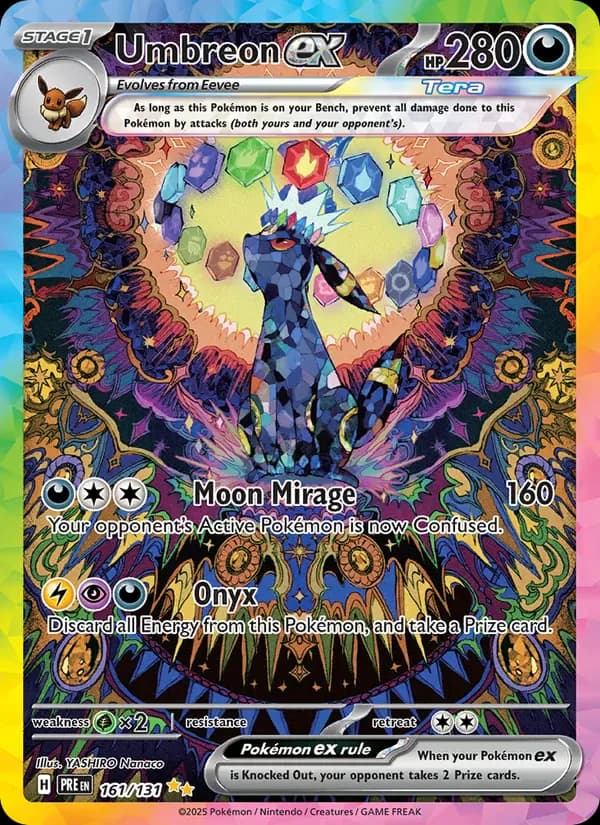Umbreon ex 161/131 from Prismatic Evolutions