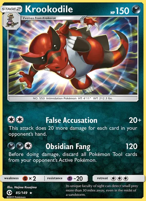 Krookodile 85/149 from Sun & Moon Base Set
