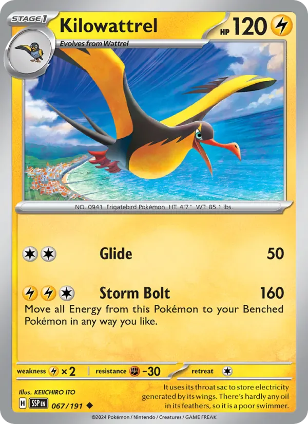 Kilowattrel 067/191 from Surging Sparks