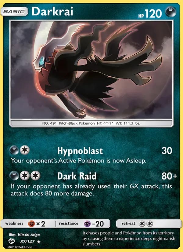 Darkrai 87/147 from Burning Shadows