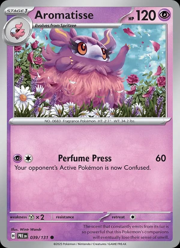 Aromatisse 039/131 from Prismatic Evolutions