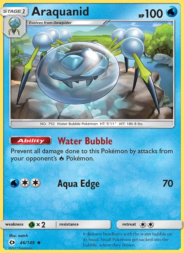 Araquanid 46/149 from Sun & Moon Base Set